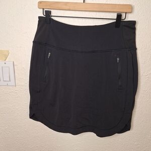 Athleta Fairway Golf Skort 18" Black Medium